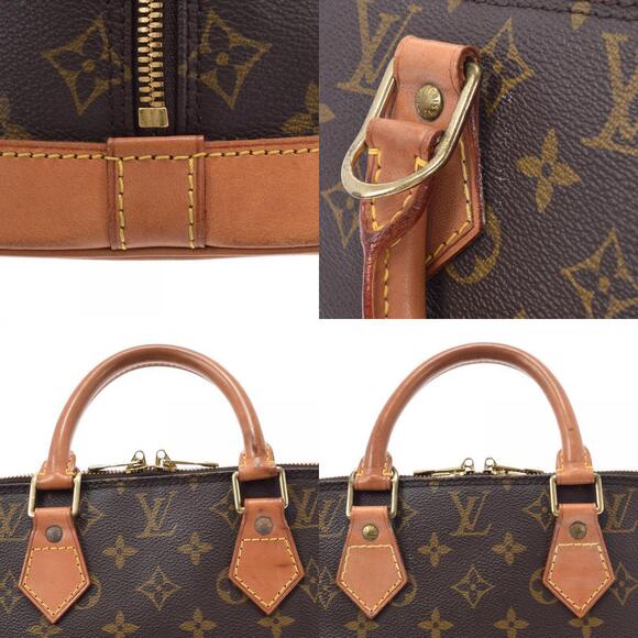 Louis Vuitton Monogram Alma Handbag Brown Canvas - Picture 9 of 9